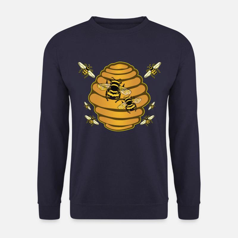 Imker bienen biene geschenk - Unisex Pullover - Navy