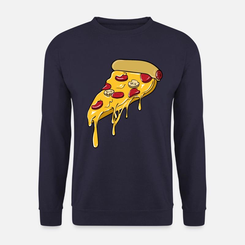 Pizza Liebe Pizzastück - Unisex Pullover - Navy
