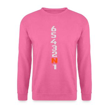 Changement de vitesse de moto - Sweat-shirt Unisexe - rose - Devant