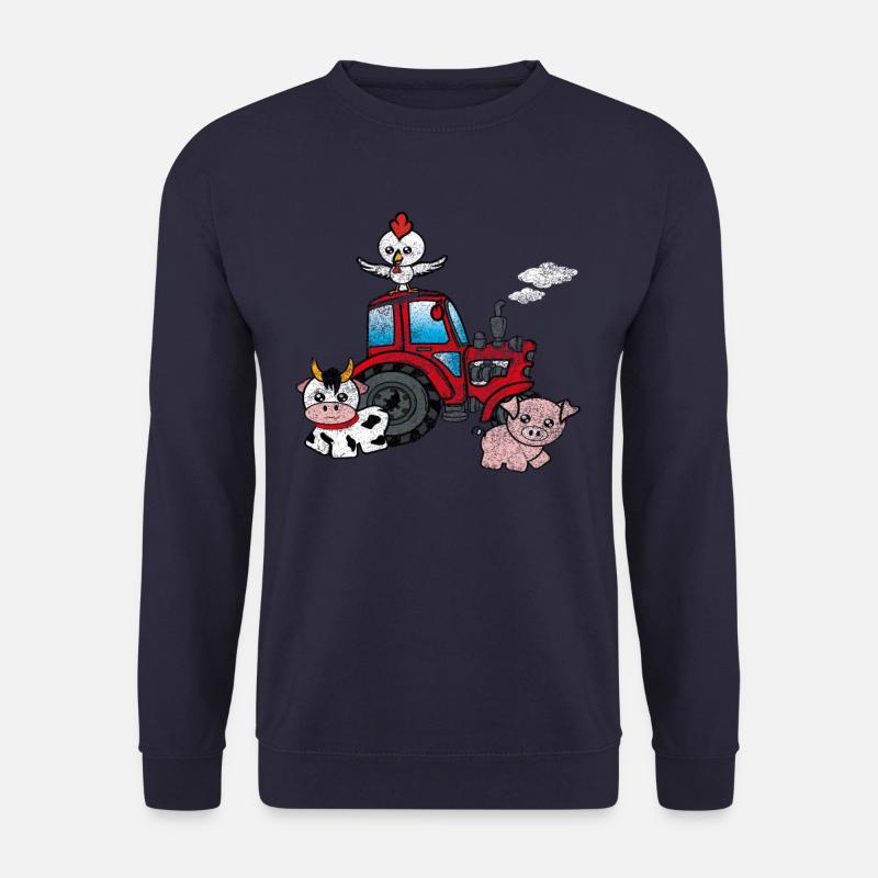 Farmer Bauer Traktor - Unisex Pullover - Navy