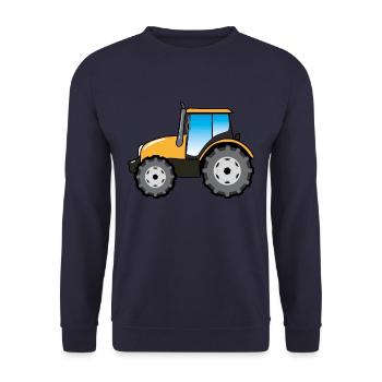Tracteur Tracteur Farmer Bauer Gift - Sweat-shirt Unisexe - marine - Devant - Alina (178cm) & Michal (187cm)