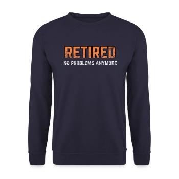 pension - Sweat-shirt Unisexe - marine - Devant - Alina (178cm) & Michal (187cm)