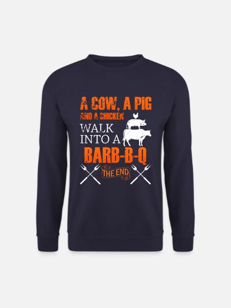 BBQ BBQ BBQ - Unisex Sweatshirt - navy