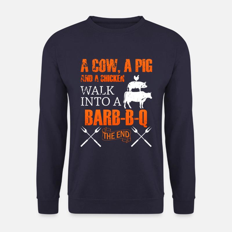 BBQ BBQ BBQ - Unisex Sweatshirt - navy