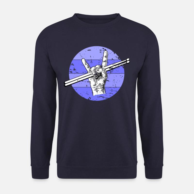 Schlagzeuger Drumstick - Unisex Pullover - Navy
