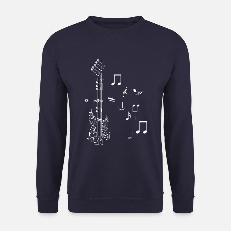 Gitarre Geschenk - Unisex Pullover - Navy