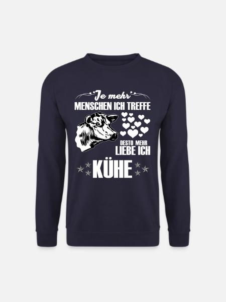 Kühe Geschenk - Unisex Pullover - Navy