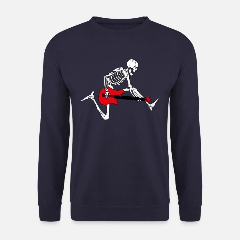 Guitar skeleton - Unisex Sweatshirt - navy