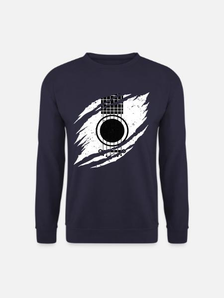 Gitarre Gitarren Geschenk - Unisex Pullover - Navy