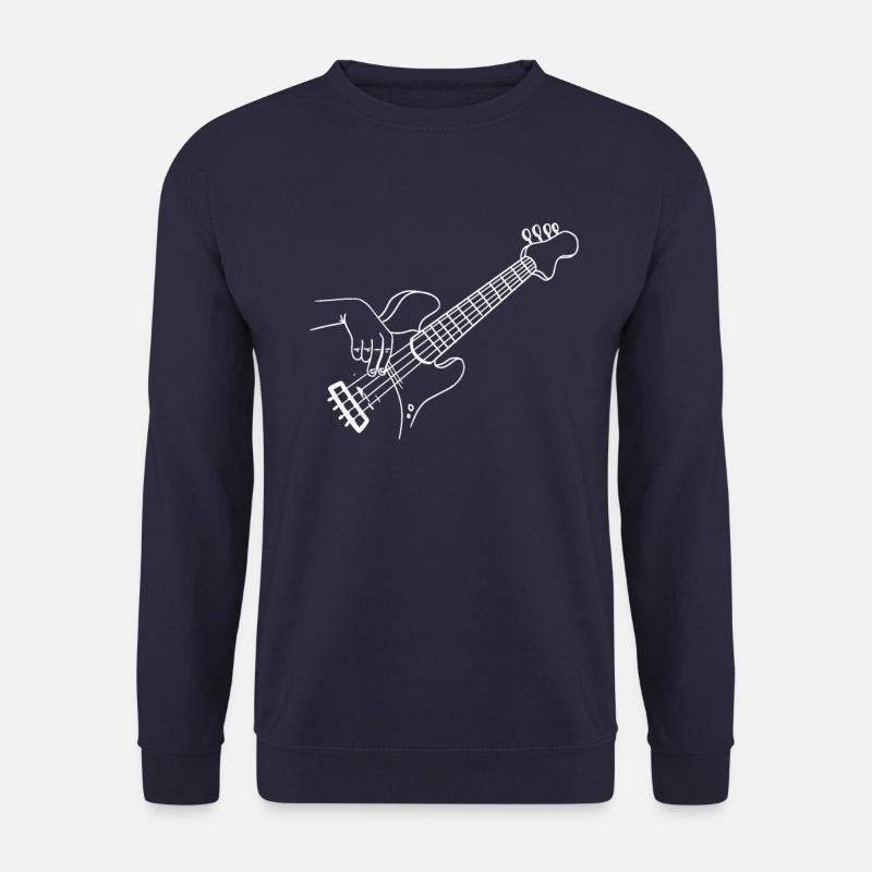 Gitara akustyczna - Bluza unisex - granatowy