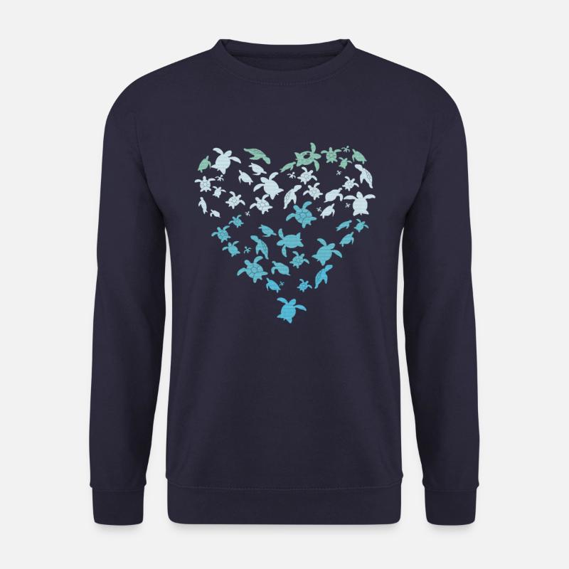 Turtle love - Unisex Sweatshirt - navy