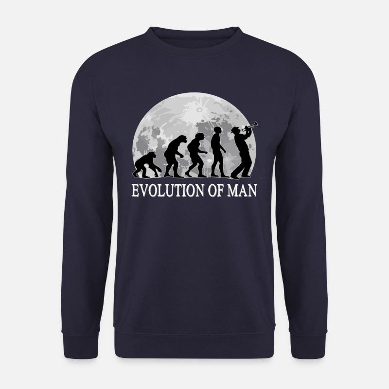 Musique de trompette évolution - Sweat-shirt Unisexe - marine