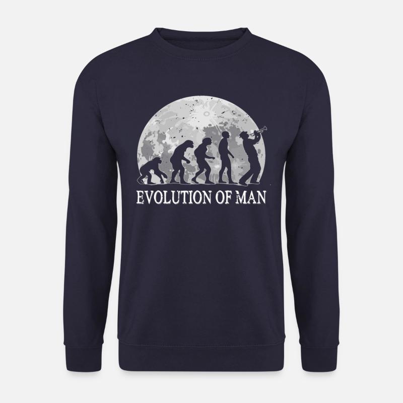 Trompete Evolution Trompeter - Unisex Pullover - Navy