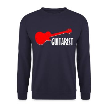 Guitariste guitariste - Sweat-shirt Unisexe - marine - Devant - Alina (178cm) & Michal (187cm)