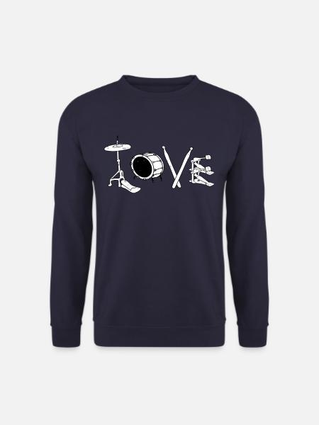 Love Schlagzeug - Unisex Pullover - Navy