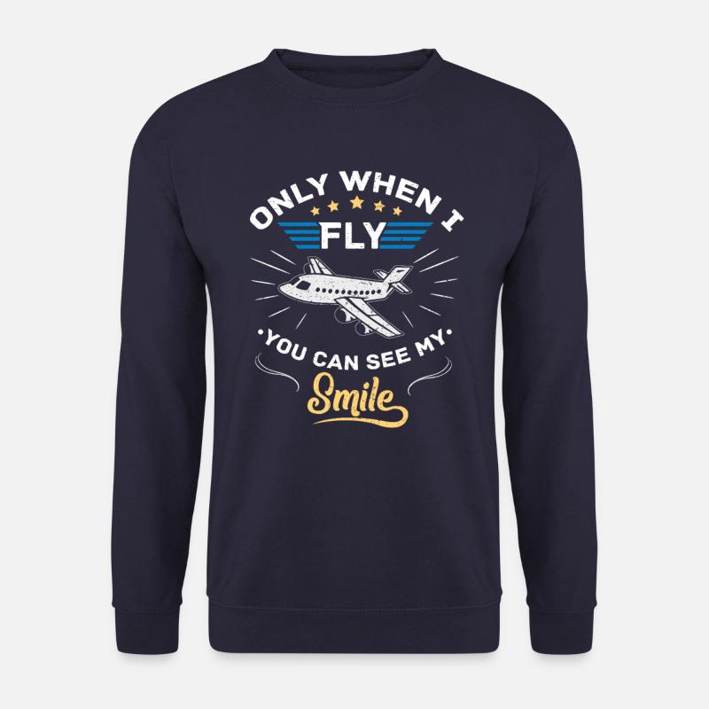 Pilot saying pilot - Unisex Sweatshirt - navy