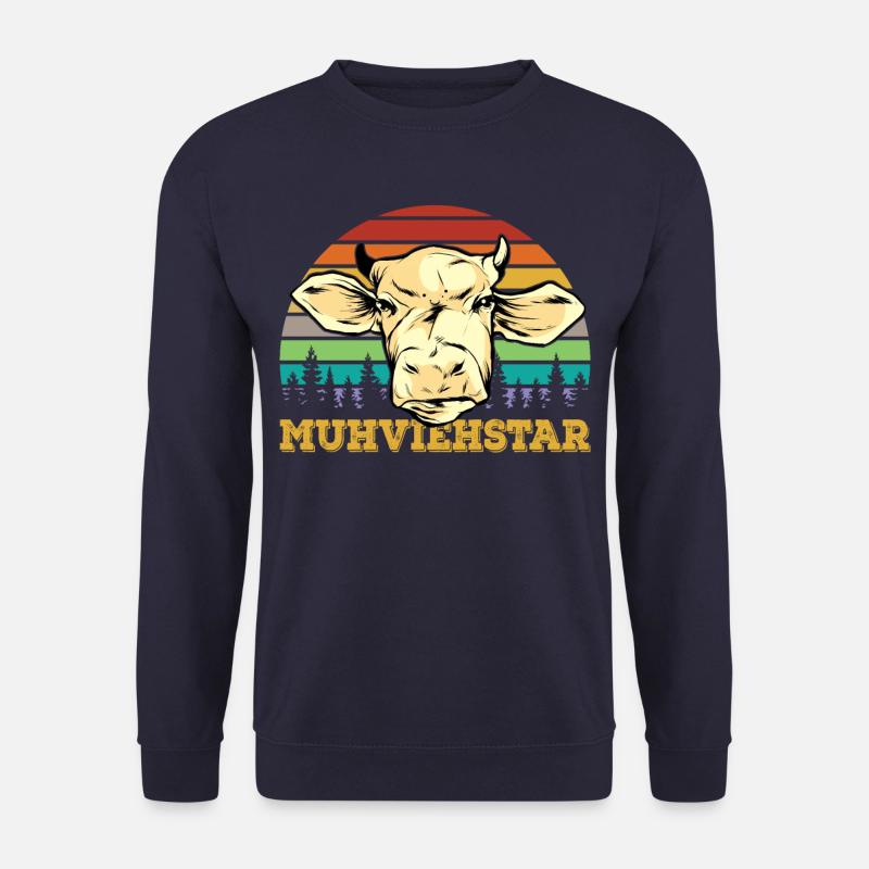 Muhviehstar Kuh Farmer - Unisex Pullover - Navy