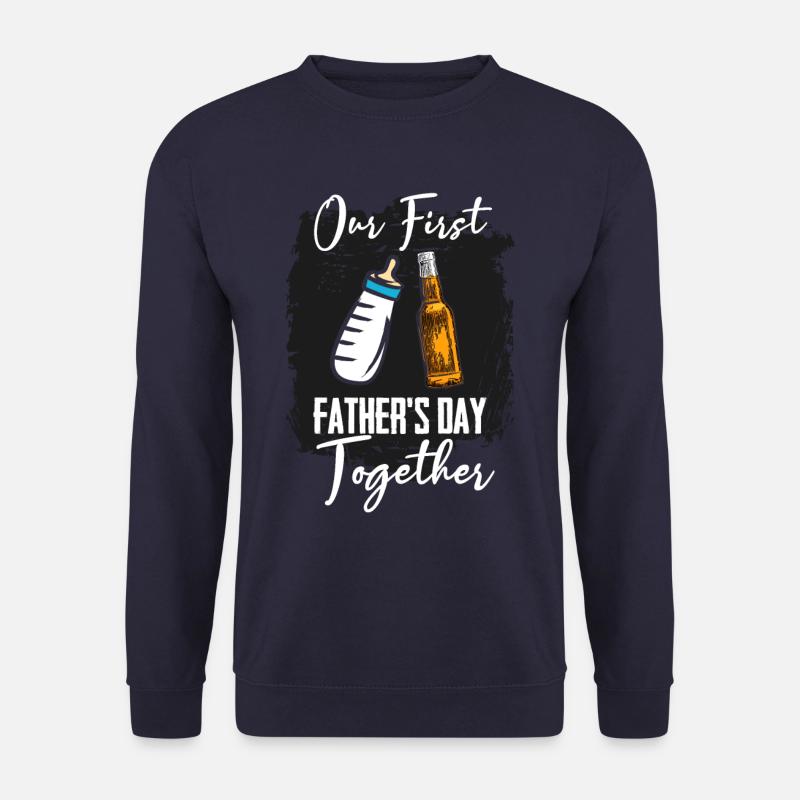 First father's day father son - Unisex Sweatshirt - navy