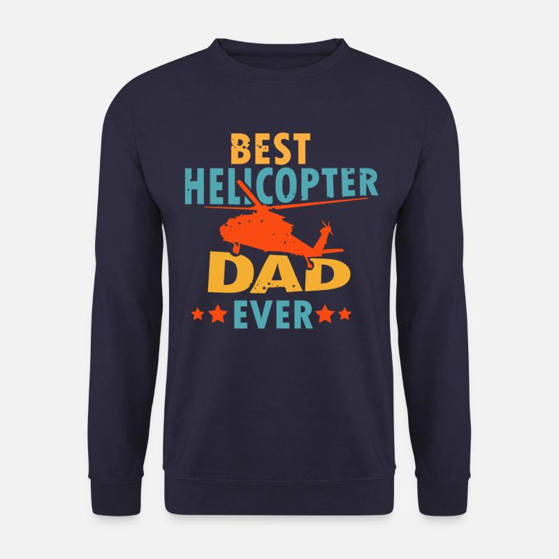 Helicopter pilot - Unisex Sweatshirt - navy