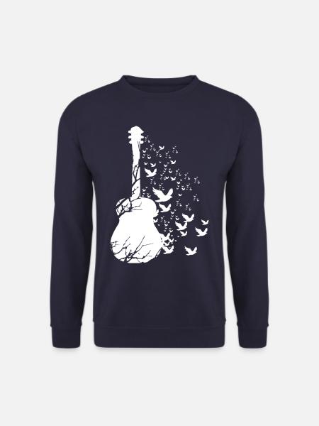Gitarre Gitarren Geschenk - Unisex Pullover - Navy