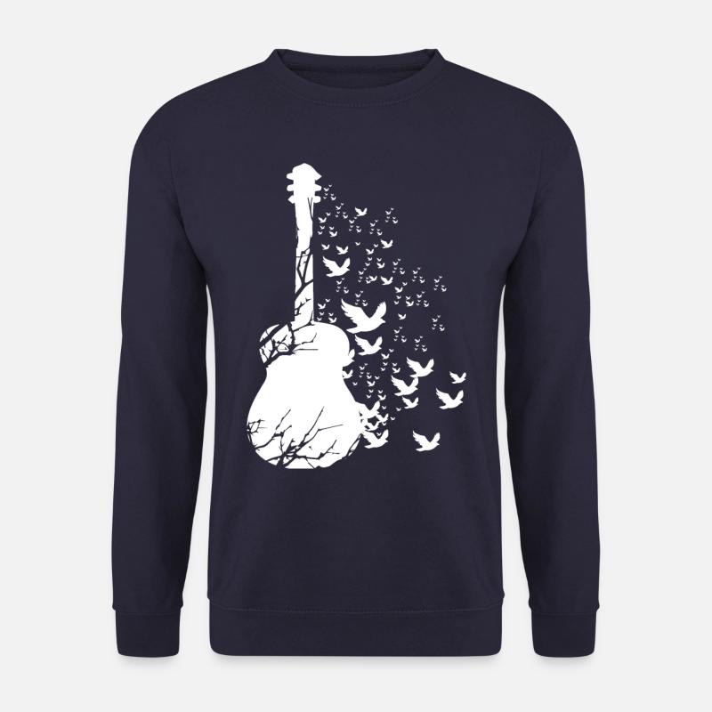 Gitarre Gitarren Geschenk - Unisex Pullover - Navy