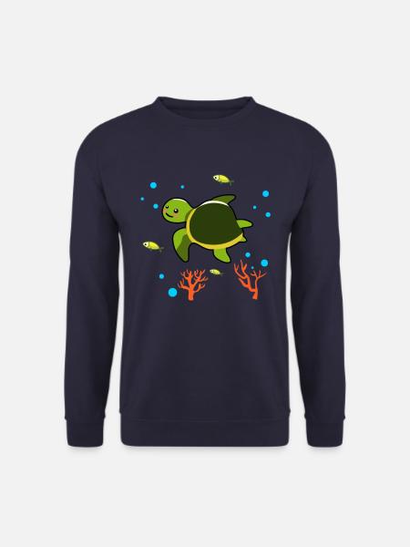 Turtle Turtlediving - Unisex Sweatshirt - navy