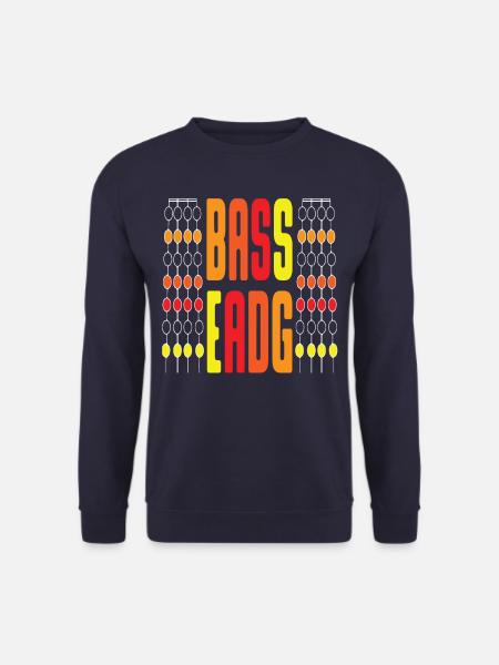 Bass Gitarre EADG Gitarrenspieler Geschenkidee - Unisex Pullover - Navy