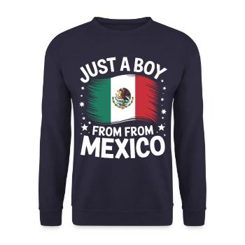 Mexico Mexico Mexican Spanish - Unisex Sweatshirt - navy - Front - Alina (178cm) & Michal (187cm)