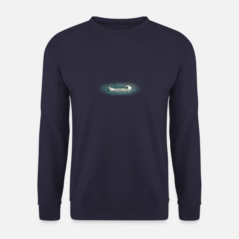 Badender Eisbär - Unisex Pullover - Navy