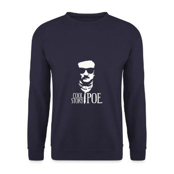 Dark Visionary EAP - Cool Story Poe 1 - Unisex Sweatshirt - navy - Front - Alina (178cm) & Michal (187cm)