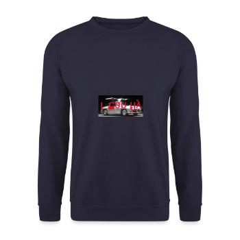 SLS - I can fly - Unisex Sweatshirt - navy - Front - Alina (178cm) & Michal (187cm)