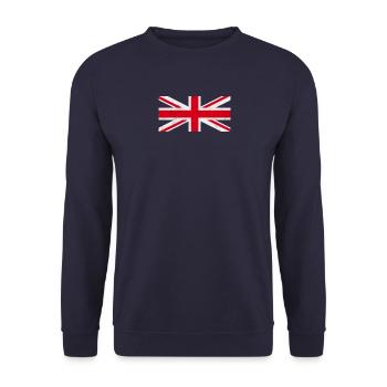 Union Jack - Unisex Pullover - Navy - Vorne - Alina (178cm) & Michal (187cm)