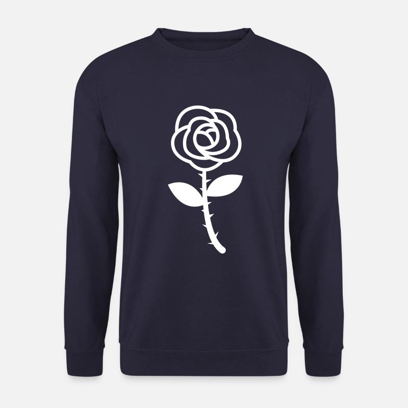 Rose blume - Unisex Pullover - Navy