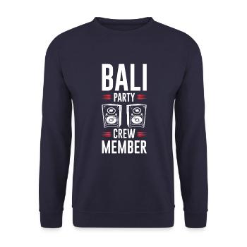 Équipage de la fête à Bali - Sweat-shirt Unisexe - marine - Devant - Alina (178cm) & Michal (187cm)