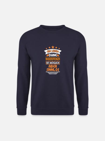 wasserspringen - Unisex Pullover - Navy