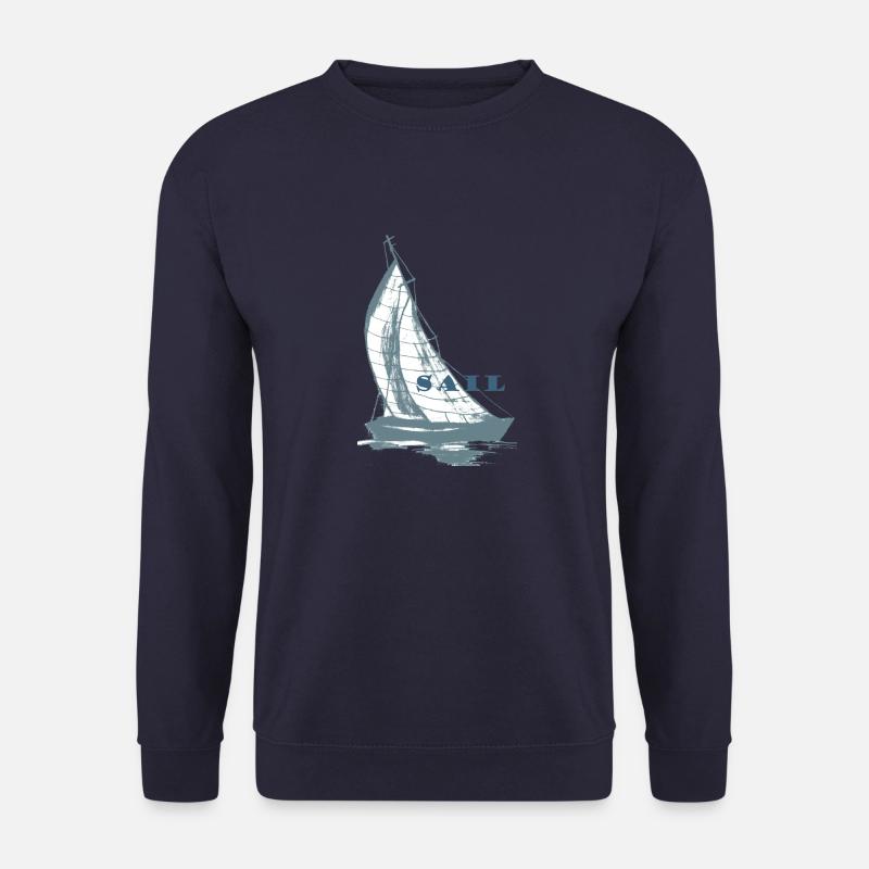 Segelboot,Meer,Geschenk,maritim,cool,trend, - Unisex Pullover - Navy