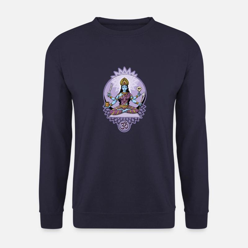 Kali, die Weltenmutter des Hinduismus - Unisex Pullover - Navy