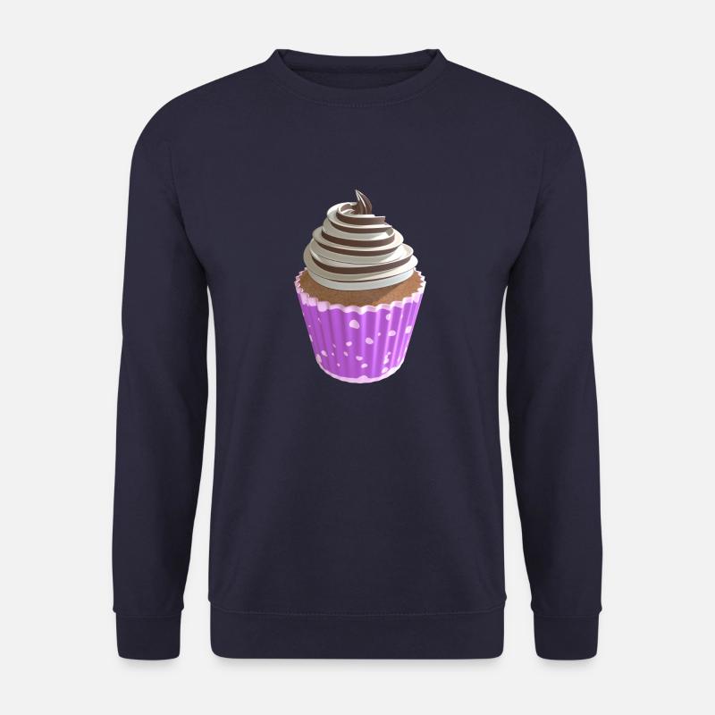 Cupcake Vanille und Schokolade - Unisex Pullover - Navy