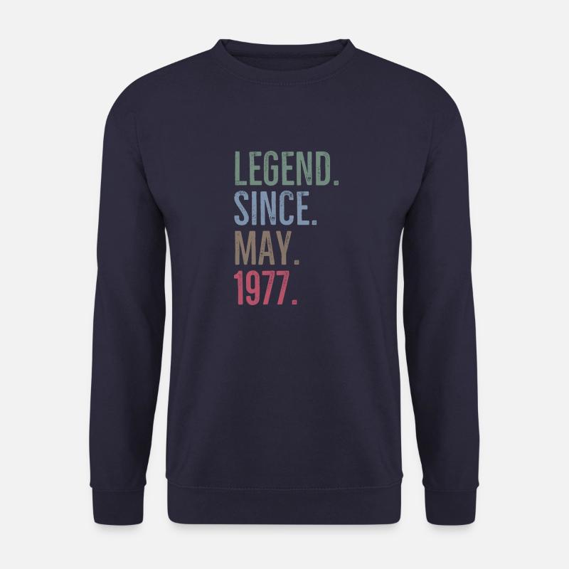 Legend Since May 1977 - Unisex Sweatshirt - navy