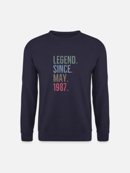 Legend Since May 1987 - Unisex Sweatshirt - navy