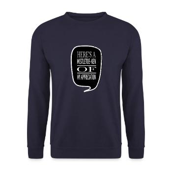 bday funny quote birthday present idea fun cute - Unisex Sweatshirt - navy - Front - Alina (178cm) & Michal (187cm)