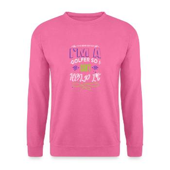 Golf Golf Clubs Geek Cadeau Drôles d’animaux Dictons - Sweat-shirt Unisexe - rose - Devant