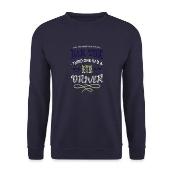 christmas pajama christmas vacation joke - Unisex Pullover - Navy - Vorne - Alina (178cm) & Michal (187cm)