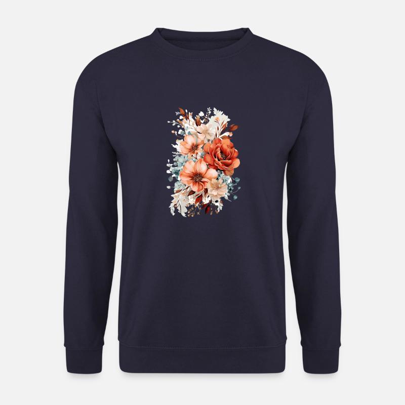 Blumen - Unisex Pullover - Navy