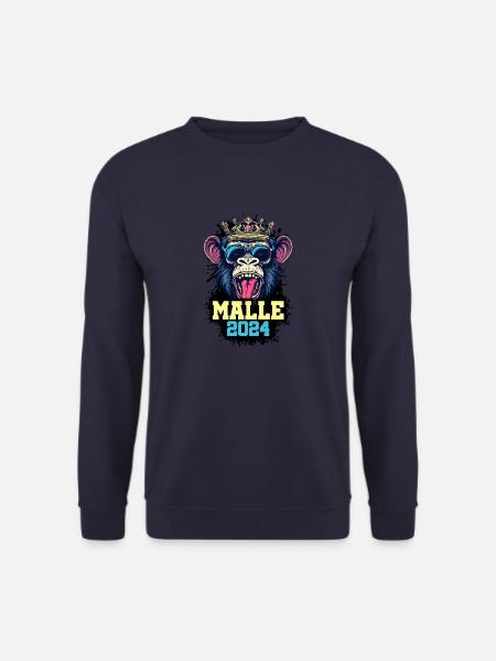Malle 2024 Monkey - Unisex Sweatshirt - navy