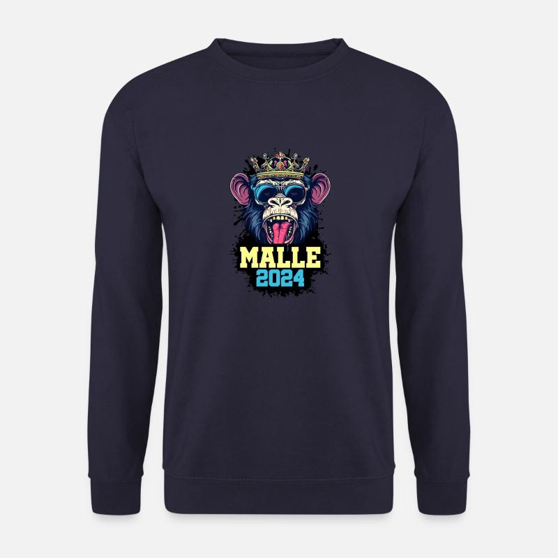 Malle 2024 Monkey - Unisex Sweatshirt - navy