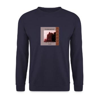 Cumhacht - Unisex Sweatshirt - navy - Front - Alina (178cm) & Michal (187cm)
