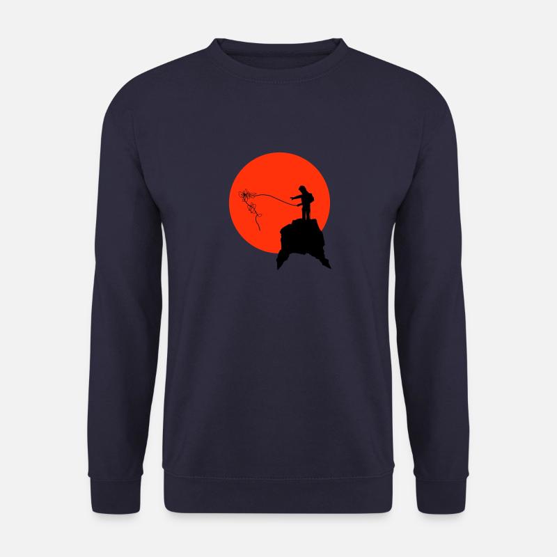 Gipfel Aussicht - Unisex Pullover - Navy