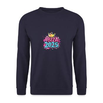 Ibiza 2025 - Sweat-shirt Unisexe - marine - Devant - Alina (178cm) & Michal (187cm)