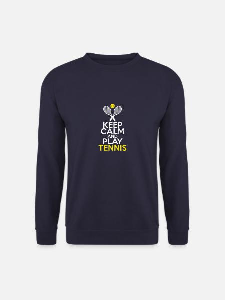 Keep Calm And Play Tennis - Unisex Sweatshirt - navy